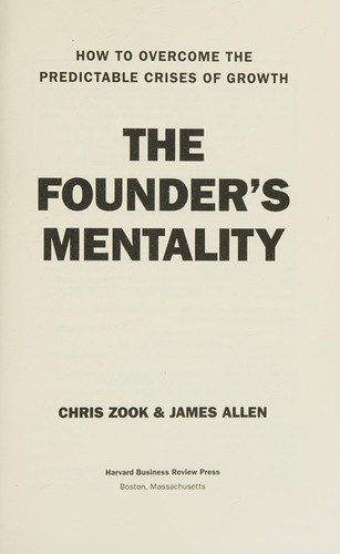 The Founder's Mentality